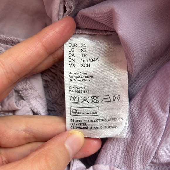 H&M Divided Purple Top Size XS - Picture 4 of 6